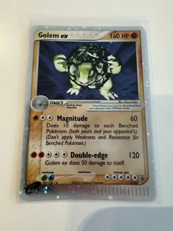 Pokemon Golem ex 91/97 EX Dragon Ultra Rare Holo - LP - Image 1