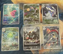 Pokemon Card Lot Of 6 IR Black Bolt NM-Mint - Image 1