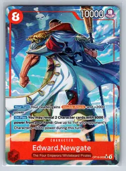 EDWARD.NEWGATE (ALTERNATE ART) OP16-003 THE TIME OF BATTLE FOIL - Image 1