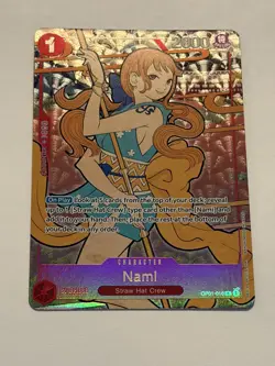 Nami (English Version 1st Anniversary Set) OP01-016 One Piece Promotion Promo - Image 1