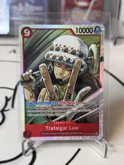 Trafalgar Law One Piece Alt Art OP14-009 (SR) NM-M English - Image 1