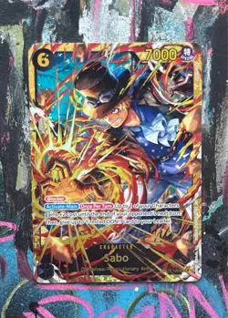 Sabo OP13-120 Wings of the Captain Secret Rare NM One Piece TCG - Image 1