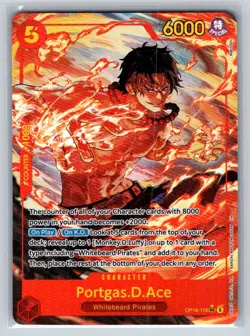 PORTGAS.D.ACE (118) (ALTERNATE ART) OP16-118 THE TIME OF BATTLE FOIL - Image 1