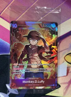Monkey D. Luffy SR ST10-006 - Treasure Booster Promo - One Piece TCG Sealed - Image 1