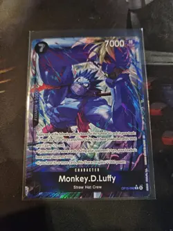 Monkey.D.Luffy (Alt Art) OP15-092 Adventure on Kami's Island One Piece Foil NM - Image 1