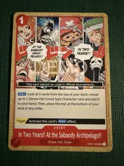 One piece In Two Years At the Sabaody Archipelago Demo Version not Tourny Legal - Image 2