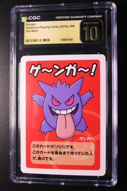 Gengar Pokemon Old Maid Playing Cards Japanese 2019 CGC Pristine 10 - Image 1