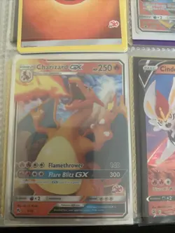 old pokemon binder and rare cards including ultra rare charizard card - Image 2