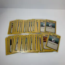 Lot Of 89 Pokemon Base Set Trainer Cards Vintage WOTC 1999 Unlimited No Rare - Image 1