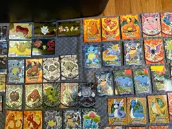 Huge vintage topps Pokemon Card Lot 250 Cards Mewtwo Strikes Back holo tv - Image 2