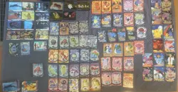 Huge vintage topps Pokemon Card Lot 250 Cards Mewtwo Strikes Back holo tv - Image 3