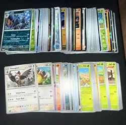 Pokemon TCG Scarlet & Violet era mix lot - 160-170 cards Bulk / Holo / Reverse H - Image 1