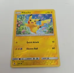 Pikachu 19/68 Hidden Fates Reverse Holo Rare Pokemon Card - Image 1