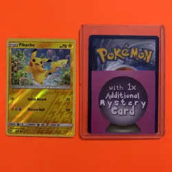 Pikachu Reverse Holo 19/68 LP - Hidden Fates - Pokemon Card TCG Vault - Image 1