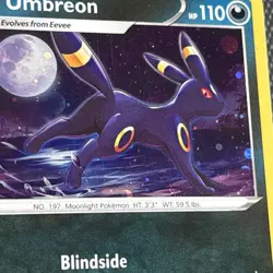 Pokemon TCG: Umbreon SWSH129 Black Star Promo Holo - Image 3