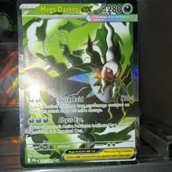MEGA DARKRAI EX 101/084 FULL ART POKEMON TCG PITCH BLACK NEAR MINT - Image 1