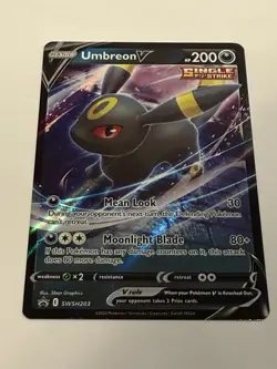 2019 Pokemon SWSH Black Star Umbreon V SWSH203 C - Image 1