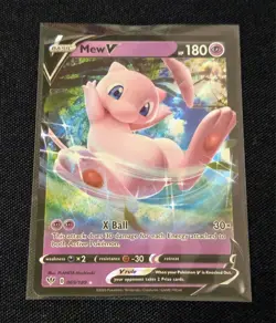 Pokemon Card TCG Mew V 069/189 Swsh03: Darkness Ablaze Holo 2020 - Image 1