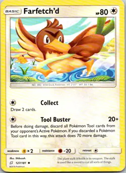 Farfetch'd 127/181 Team Up Pokemon TCG UC LP - Image 1