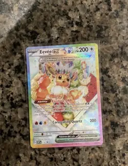 Eevee ex 174 Holo Promo Scarlet & Violet Promo Pokemon Holo Near Mint - Image 1