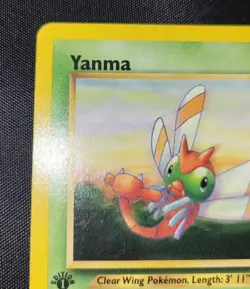 Yanma Neo Discovery First Edition Non-holo Rare 36/75 WOTC Pokemon Card LP - Image 3