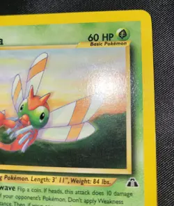 Yanma Neo Discovery First Edition Non-holo Rare 36/75 WOTC Pokemon Card LP - Image 4