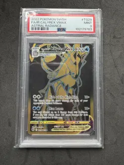 The Pokemon Company SWSH10 Astral Radiance Ice Rider Calyrex VMAX TG29 PSA 9 - Image 1