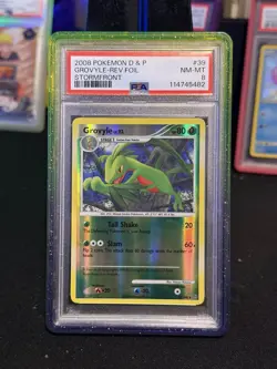 2008 Pokemon D&P Stormfront # 39 Grovyle Reverse Foil PSA 8 Card Diamond & Pearl - Image 1