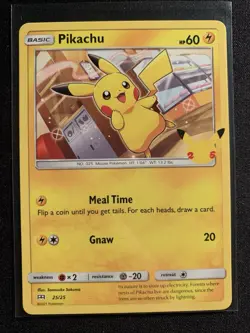 Pokemon Pikachu - 25/25 Non Holo | 25th Anniversary McDonalds Promo 2021 | NM - Image 1