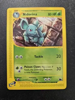 Pokemon Skyridge Nidorina 83/144 EXCELLENT - Image 1