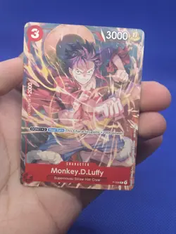 One Piece Tournament Pack Vol. 1 Monkey D Luffy P-006 Regular Promo NM/LP - Image 2