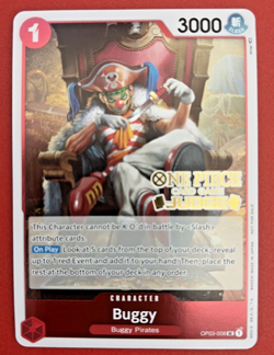 Buggy (Judge Pack Vol. 2) OP03-008 One Piece Promotion Cards Foil - Image 2