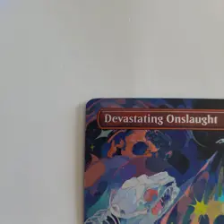 Devastating Onslaught - Foil - Borderless MTG - Edge of Eternities - NM 0308 - Image 3
