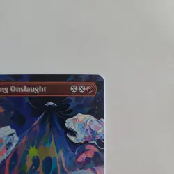 Devastating Onslaught - Foil - Borderless MTG - Edge of Eternities - NM 0308 - Image 4