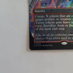Devastating Onslaught - Foil - Borderless MTG - Edge of Eternities - NM 0308 - Image 5