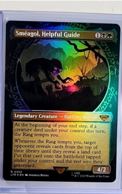 MTG Magic The Gathering LOTR Lord of the Rings Foil #330 Smeagol Helpful Guide - Image 1