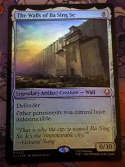 The Walls of Ba Sing Se 261 Mythic Prerelease Cards Magic: The Gathering Foil NM - Image 1
