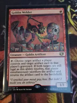 MTG - Goblin Welder - Commander 2014 Edition - Rare - MT/NM Never Played - Image 1