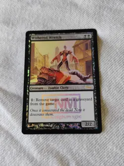 Withered Wretch FNM Promo: 2003 Black Creature MTG - Image 1