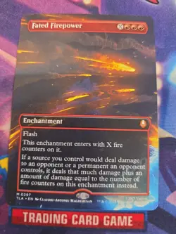 Magic: The Gathering Fated Firepower Enchantment TLA Red Regular 2025 - Image 1