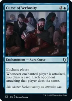 NM - Curse of Verbosity [CLB - 717] Commander Legends: Battle for Baldur's Gate - Image 1