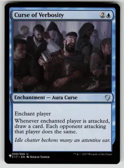 Curse of Verbosity Uncommon The List Reprints 009/309 MTG Near Mint 2020 - Image 1