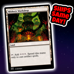 Mishra's Workshop - Custom Art Magic: The Gathering Playtest Card - Commander - Image 1