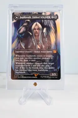 MTG - FIN - 0317 - Sephiroth, Fabled SOLIDER Borderless / Regular / NM / FF7 - Image 1