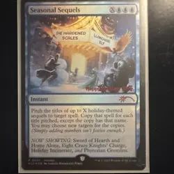 Seasonal Sequels MTG Holiday 2023 Promo Foil English NM - Image 1