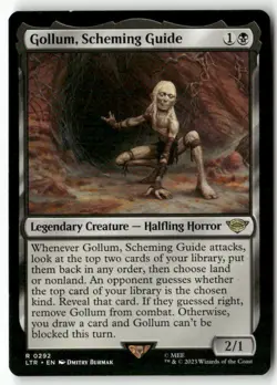 Gollum, Scheming Guide 292 The Lord of the Rings: Tales of Middle-earth MTG NM - Image 1