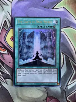 LCJW-EN253 The Gates Of Dark World Ultra Rare 1st Edition NM Yugioh Card - Image 1