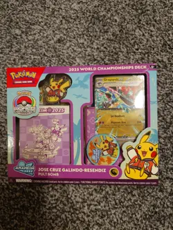 Pokemon TCG 2025 World Championships Deck Pult Bomb Dragapult Jose Cruz - Image 1
