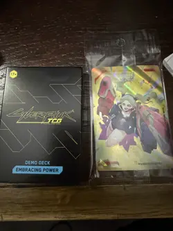 Cyberpunk TCG ANIME EXPO 2026 Rebecca Having A Moment FOIL PRM01 - SEALED + DEMO - Image 1