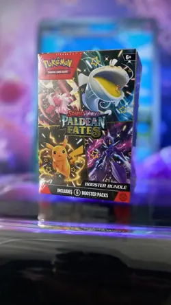 Pokemon TCG Paldean Fates Booster Bundle Brand New/Factory Sealed 🫧 Bubble Mew - Image 1